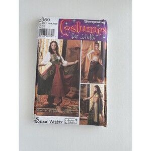 Simplicity 5359 Costume pattern Belly Dance Harem Pants blouse skirt RR 14